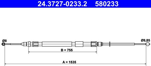 ATE 24.3727-0233.2 - Tross,seisupidur onlydrive.pro