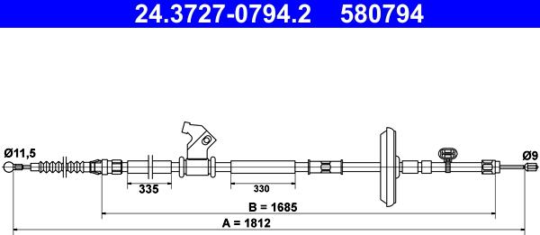 ATE 24.3727-0794.2 - Tross,seisupidur onlydrive.pro