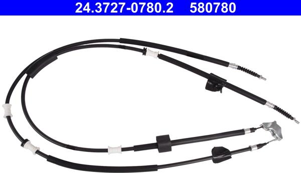 ATE 24.3727-0780.2 - Cable, parking brake onlydrive.pro