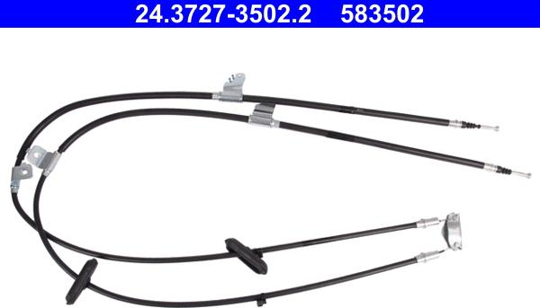 ATE 24.3727-3502.2 - Cable, parking brake onlydrive.pro