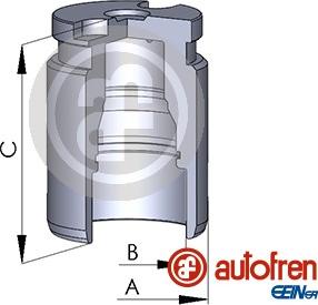 AUTOFREN SEINSA D02594 - Piston, brake caliper onlydrive.pro