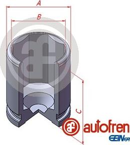 AUTOFREN SEINSA D025543 - Piston, brake caliper onlydrive.pro