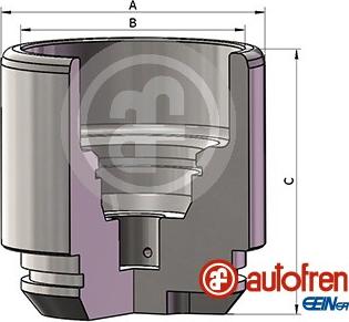 AUTOFREN SEINSA D025691 - Piston, brake caliper onlydrive.pro