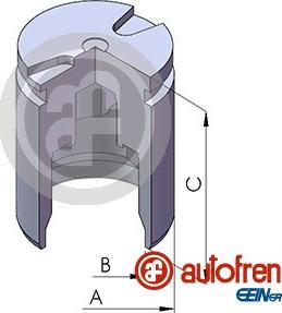 AUTOFREN SEINSA D025267 - Piston, brake caliper onlydrive.pro