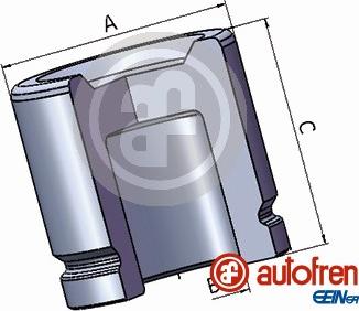 AUTOFREN SEINSA D025791 - Piston, brake caliper onlydrive.pro