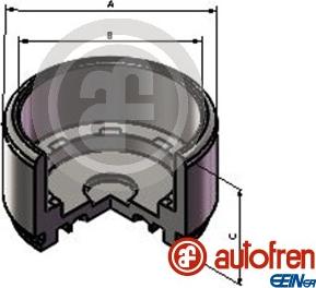 AUTOFREN SEINSA D025720 - Piston, brake caliper onlydrive.pro