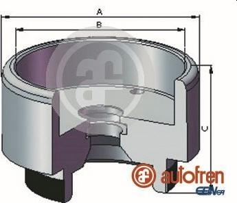 AUTOFREN SEINSA D025721 - Piston, brake caliper onlydrive.pro