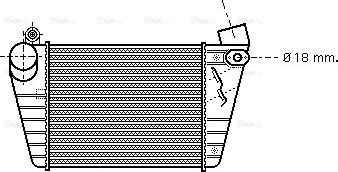 Ava Quality Cooling AI 4185 - Интеркулер, теплообменник турбины onlydrive.pro