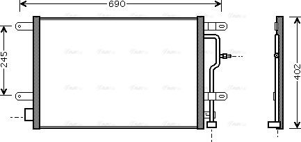 Ava Quality Cooling AI 5194 - Конденсатор кондиционера onlydrive.pro