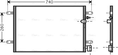 Ava Quality Cooling AI 5237 - Конденсатор кондиционера onlydrive.pro