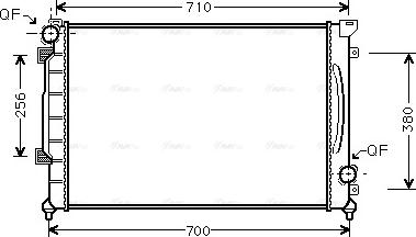 Ava Quality Cooling AI 2139 - Radiatorius, variklio aušinimas onlydrive.pro