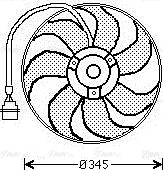 Ava Quality Cooling AI 7509 - Ventiliatorius, radiatoriaus onlydrive.pro