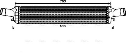 Ava Quality Cooling AIA4319 - Intercooler, charger onlydrive.pro