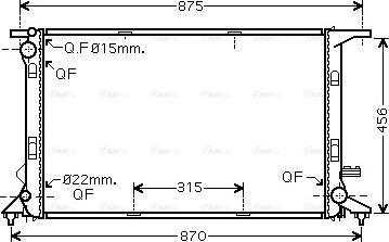 Ava Quality Cooling AIA2290 - Radiators, Motora dzesēšanas sistēma onlydrive.pro