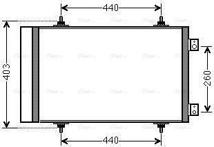 Ava Quality Cooling CNA5263D - Condenser, air conditioning onlydrive.pro