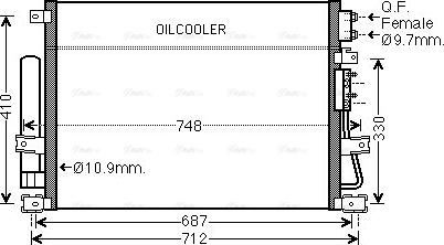 Ava Quality Cooling CRA5124D - Lauhdutin, ilmastointilaite onlydrive.pro