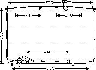 Ava Quality Cooling HY 2174 - Radiators, Motora dzesēšanas sistēma onlydrive.pro