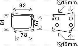 Ava Quality Cooling MS3559 - Õliradiaator,mootoriõli onlydrive.pro