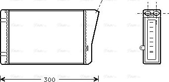 Ava Quality Cooling OL 6196 - Heat Exchanger, interior heating onlydrive.pro