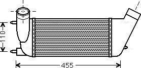 Ava Quality Cooling PEA4347 - Kompressoriõhu radiaator onlydrive.pro