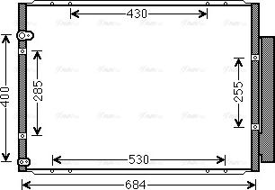 Ava Quality Cooling TO5574D - Condenser, air conditioning onlydrive.pro