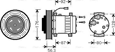 Ava Quality Cooling VLAK053 - Kompresorius, oro kondicionierius onlydrive.pro