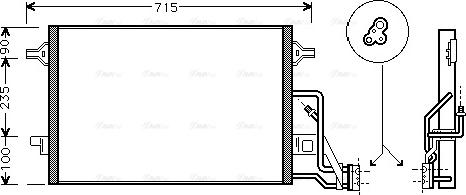 Ava Quality Cooling VN5189 - Kondensators, Gaisa kond. sistēma onlydrive.pro