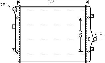 Ava Quality Cooling VN2208 - Radiators, Motora dzesēšanas sistēma onlydrive.pro