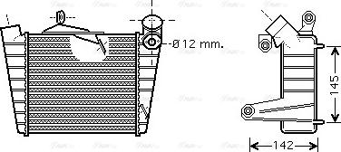 Ava Quality Cooling VNA4213 - Intercooler, charger onlydrive.pro