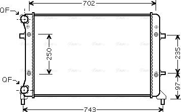 Ava Quality Cooling VNA2205 - Radiators, Motora dzesēšanas sistēma onlydrive.pro