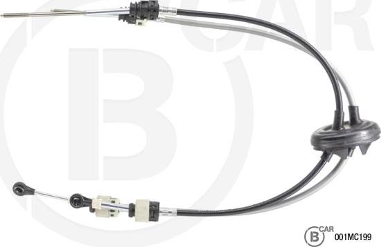 B CAR 001MC199 - Cable, tip, manual transmission onlydrive.pro