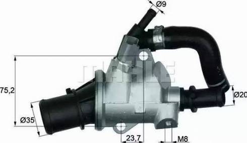 BEHR TI 146 88 - Coolant thermostat / housing onlydrive.pro