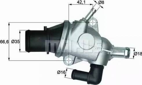 BEHR TI 125 88 - Coolant thermostat / housing onlydrive.pro