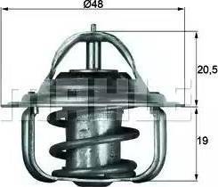 BEHR TX 5 88D - Termostats, Dzesēšanas šķidrums onlydrive.pro