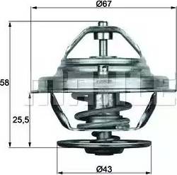 BEHR TX 19 75D - Coolant thermostat / housing onlydrive.pro