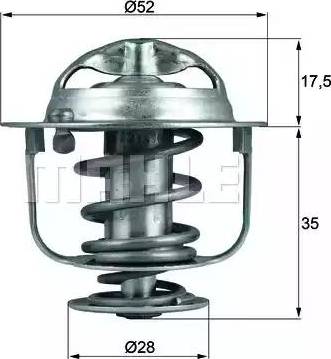 BEHR TX 119 82D - Termostats, Dzesēšanas šķidrums onlydrive.pro