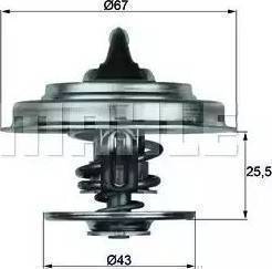 BEHR TX 18 87D - Термостат охлаждающей жидкости / корпус onlydrive.pro