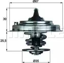 BEHR TX 34 82D - Coolant thermostat / housing onlydrive.pro