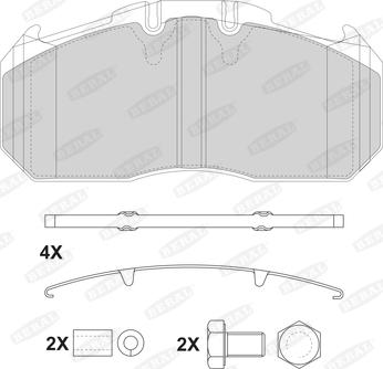 Beral 2915630004145674 - Brake Pad Set, disc brake onlydrive.pro