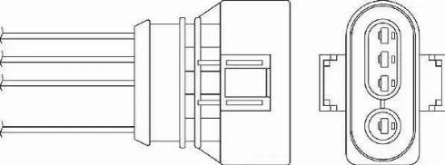 BorgWarner (BERU) OZH151 - Oxygen, Lambda Sensor onlydrive.pro