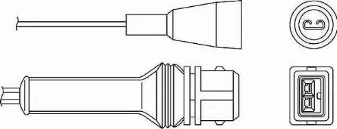 BorgWarner (BERU) OZH044 - Oxygen, Lambda Sensor onlydrive.pro