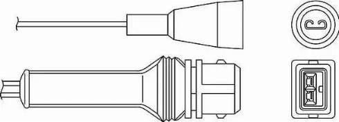 BorgWarner (BERU) OZH027 - Oxygen, Lambda Sensor onlydrive.pro