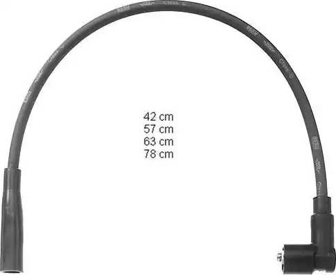 BorgWarner (BERU) ZEF1044 - Ignition Cable Kit onlydrive.pro