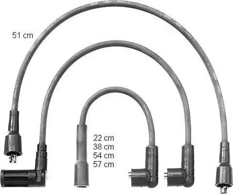 BorgWarner (BERU) ZEF1056 - Ignition Cable Kit onlydrive.pro