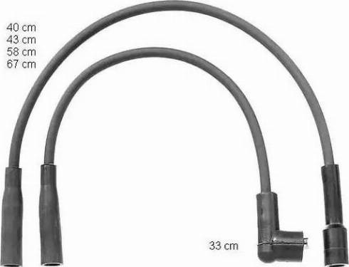 BorgWarner (BERU) ZEF1060 - Ignition Cable Kit onlydrive.pro