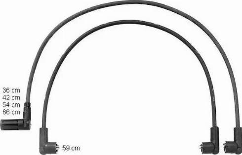 BorgWarner (BERU) ZEF1071 - Ignition Cable Kit onlydrive.pro