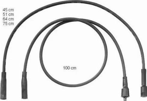 BorgWarner (BERU) ZEF1072 - Ignition Cable Kit onlydrive.pro