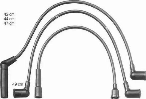 BorgWarner (BERU) ZEF1105 - Ignition Cable Kit onlydrive.pro