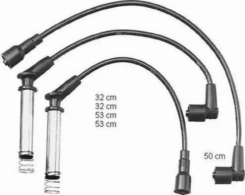 BorgWarner (BERU) ZEF1120 - Ignition Cable Kit onlydrive.pro