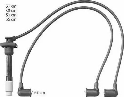 BorgWarner (BERU) ZEF1370 - Ignition Cable Kit onlydrive.pro